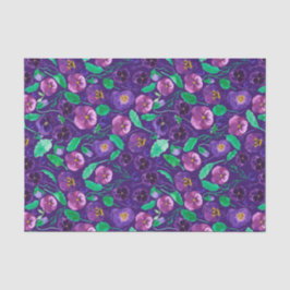 Papel Tecido de Panteras Totalmente Roxas