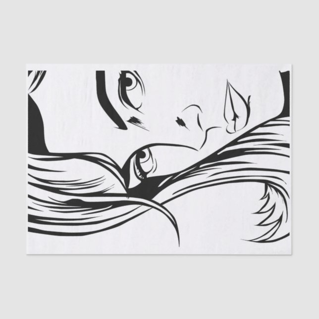 Papel Tecido de pop Art (Frente )