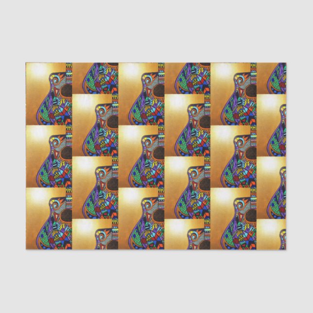 Papel Tecido de Violão (Frente )