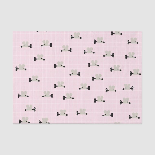 Papel Tecido do Tecido do Rato (Frente )