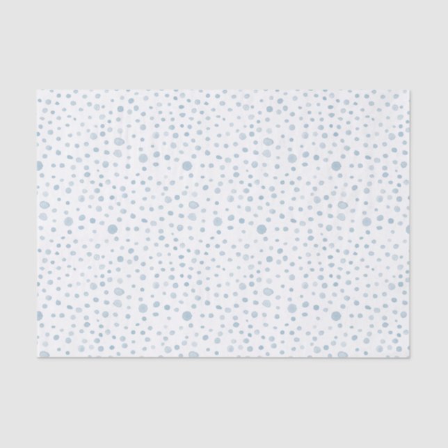 Papel Tecido dos Pontos de Aquarela do Sky Confett (Frente )