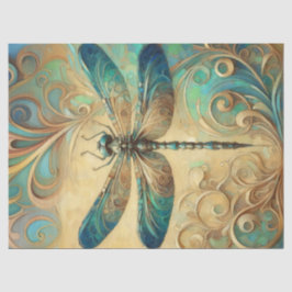 Papel Tecido Dragonfly Elegance