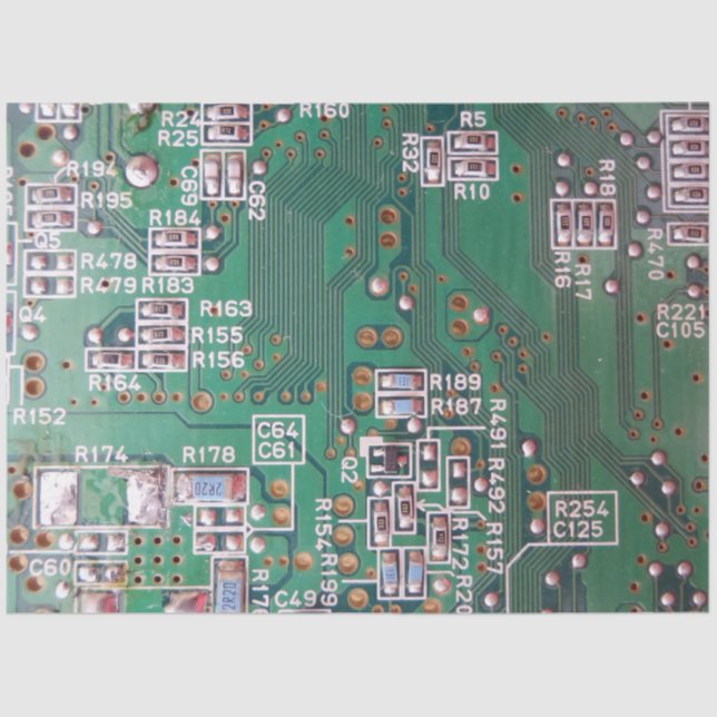 Papel Tecido Eletrônico de Circuito (Frente )