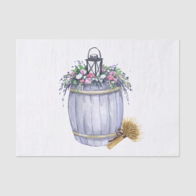 Papel Tecido Enrolando Casamento de Verão Ritis (Frente )