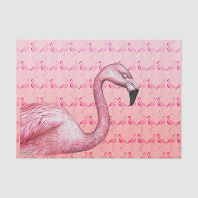 Papel Tecido Flamingo (Frente )