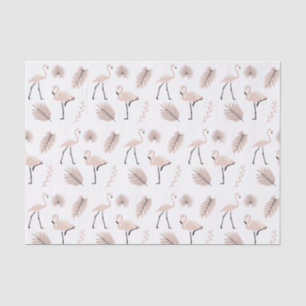 Papel Tecido Flamingo