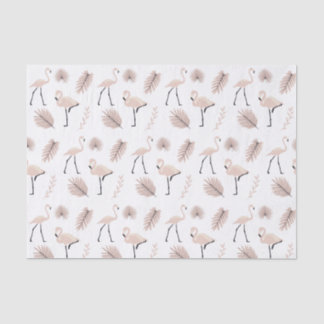 Papel Tecido Flamingo
