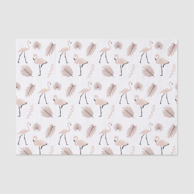 Papel Tecido Flamingo (Frente )