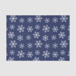 Papel Tecido Floco de Neve do marinho