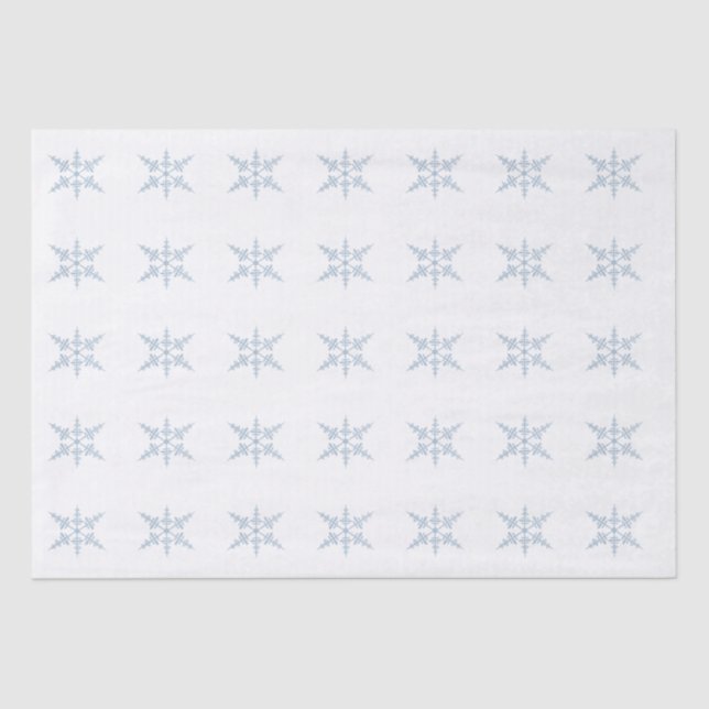 Papel Tecido Flocos de Neve do inverno (Frente )