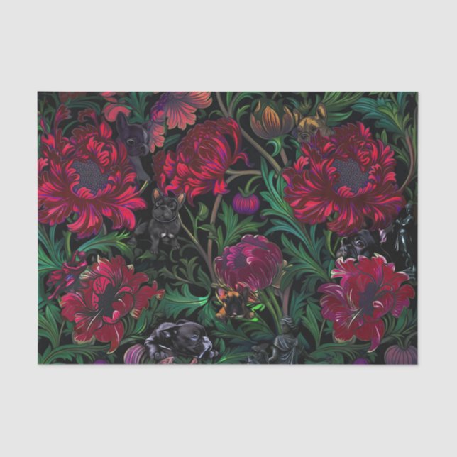 Papel Tecido Francês Buldogue (Frente )