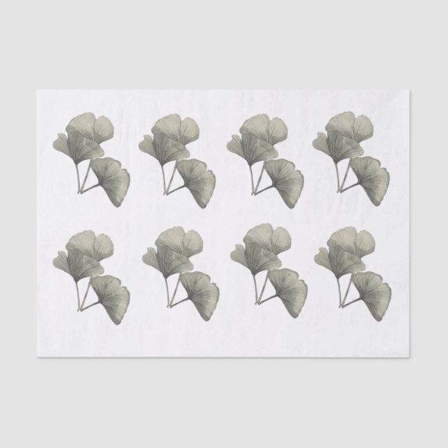 Papel Tecido Ginkgo (Frente )