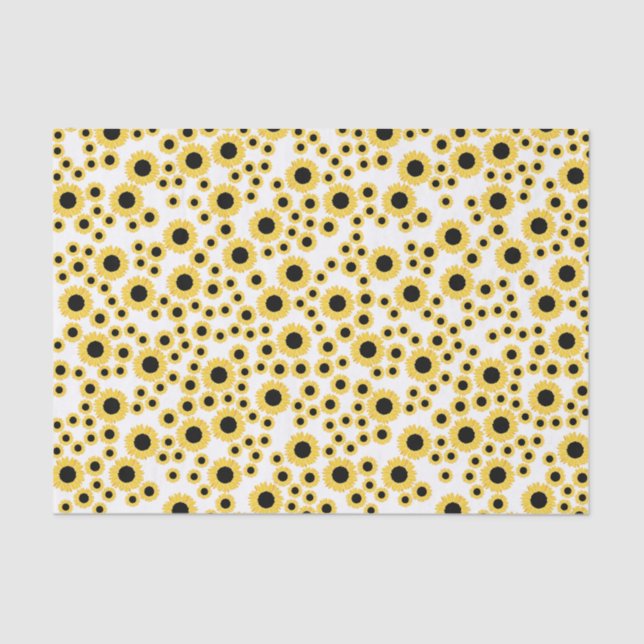 Papel Tecido Girassol (Frente )