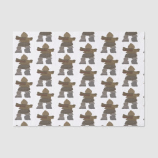 Papel Tecido Inukshuk