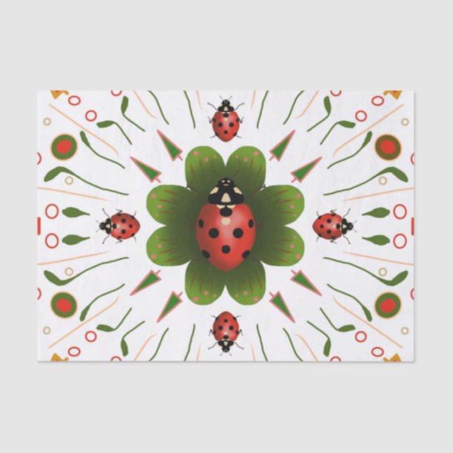 Papel Tecido Ladybug (Frente )