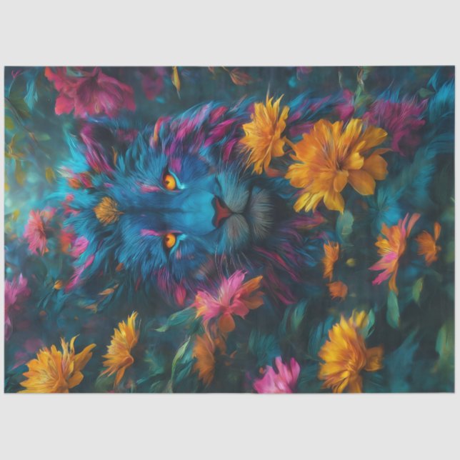 Papel Tecido Lion Escuro (Frente )