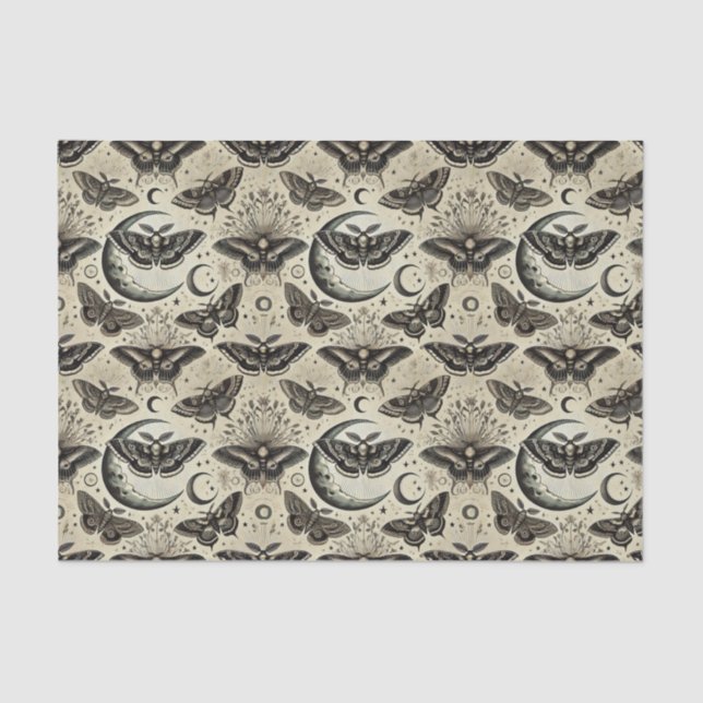 Papel Tecido Luna Moth | Inspirado na Natureza Ele (Frente )