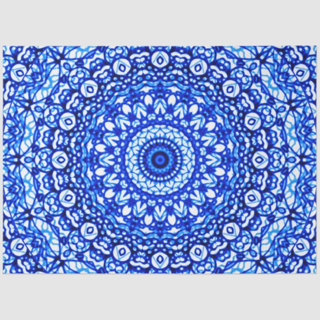 Papel Tecido Mandala Mehndi Estilo G403 (Frente )
