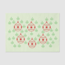 Papel Tecido - Ornamentos de Árvores Redondas