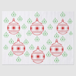 Papel Tecido - Ornamentos de Árvores Redondas