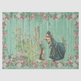 Papel Tecido para Desligar a Páscoa em Bunny