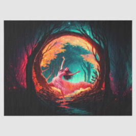 Papel Tecido para Presentes Dançarinas