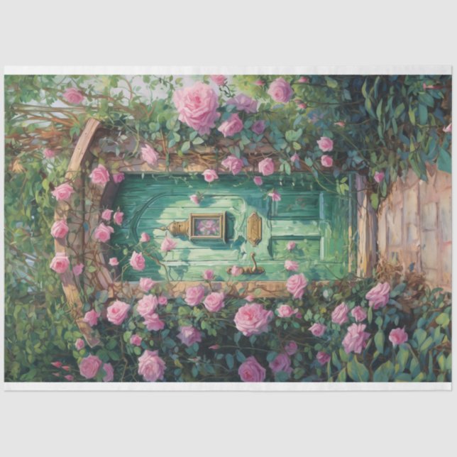 Papel Tecido - Porta Eetérea (Frente )