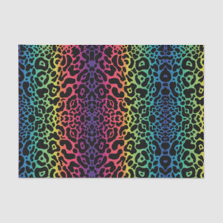 Papel Tecido Rainbow Leopardo