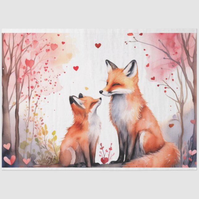 Papel Tecido Românico Raposa (Frente )