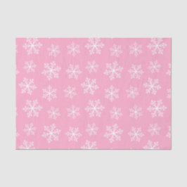 Papel Tecido Rosa Floco de Neve