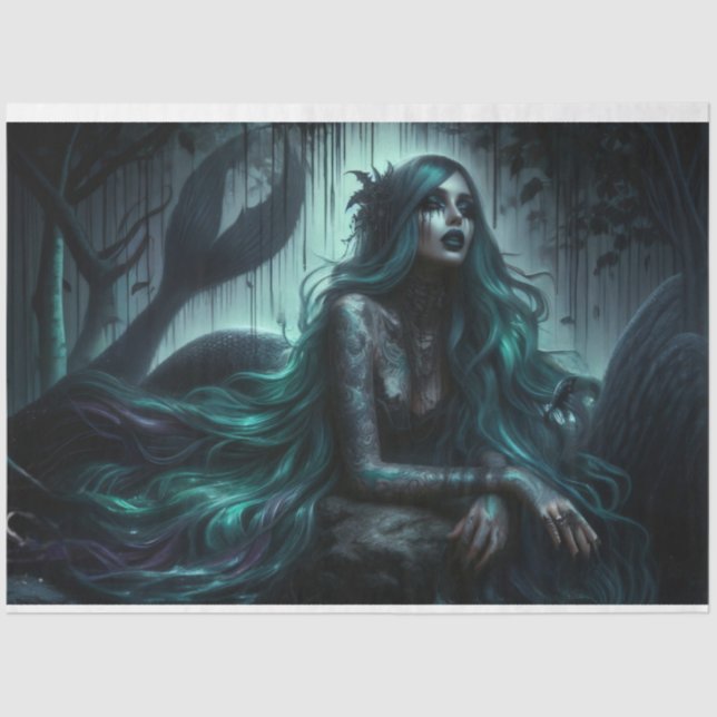 Papel Tecido Sereia (Frente )