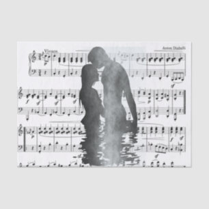 Papel Tecido Som do Amor