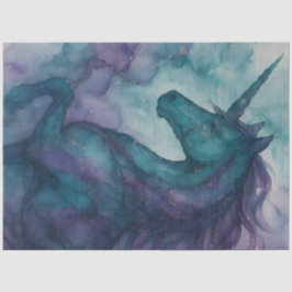 Papel Tecido Unicorn - Estilo de Tinta Álcool