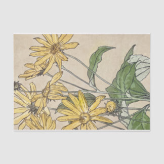 Papel Tecido Vintage Flowers