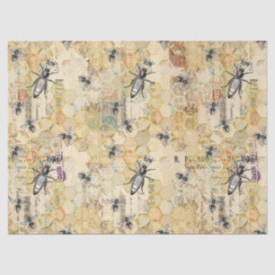 Papel Tecido Vintage Honey Bee Series Design 12