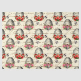 Papel Tecido Vintage Honey Bee Series Design 8