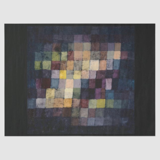 PAPEL TECIDOS : PAUL KLEE : VELHO SOM : 1925 (Frente )