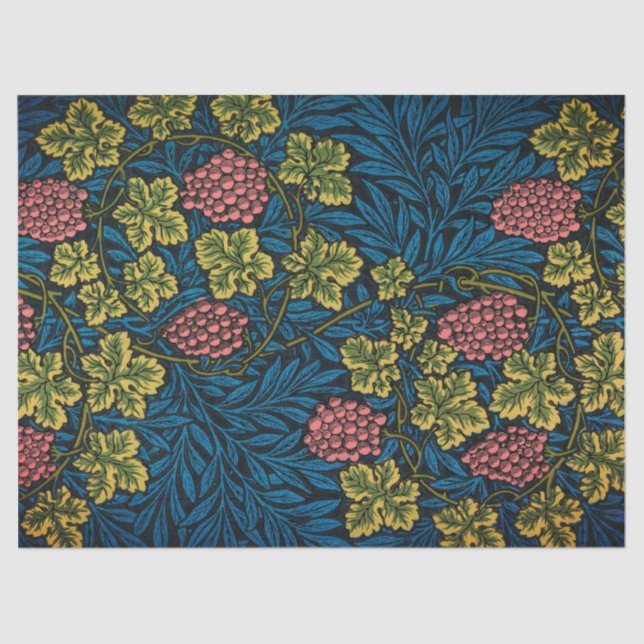 Papel tecidos William Morris GRAPE (Frente )