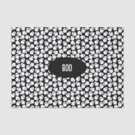 Papel Tecidual com fantasmas kawaii fofos.