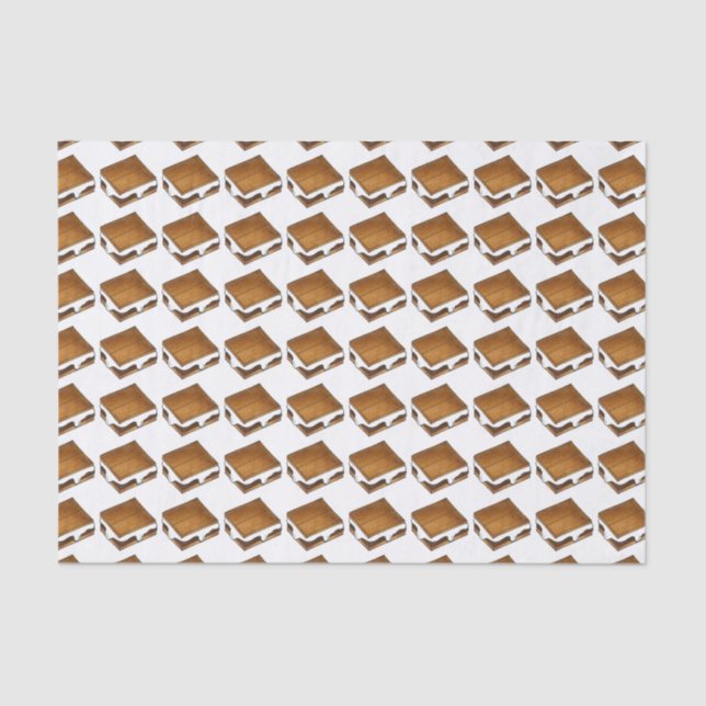 Papel Tecidual da Campfire Smore S'mores Marshmall (Frente )