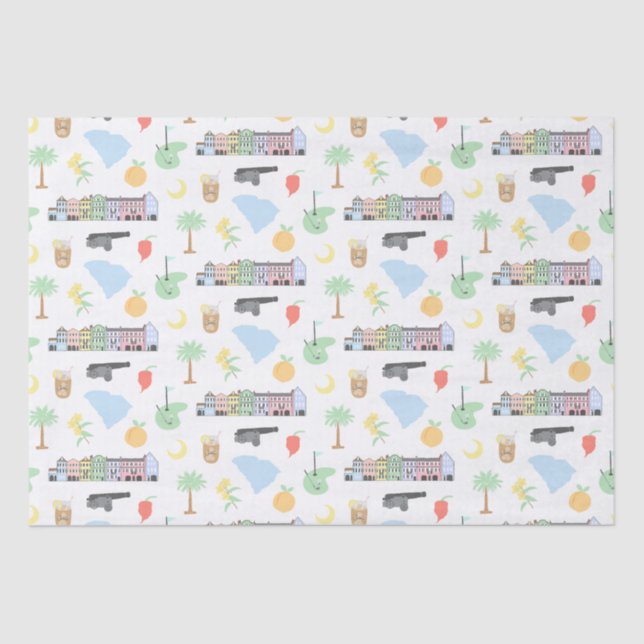 Papel Tecidual da Carolina do Sul (Frente )