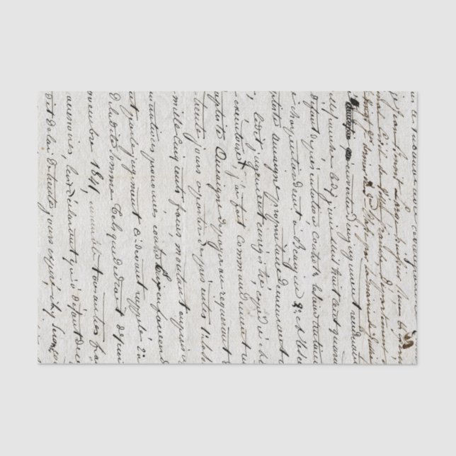 Papel Tecidual de Blot de Tinta Digital do Script  (Frente )