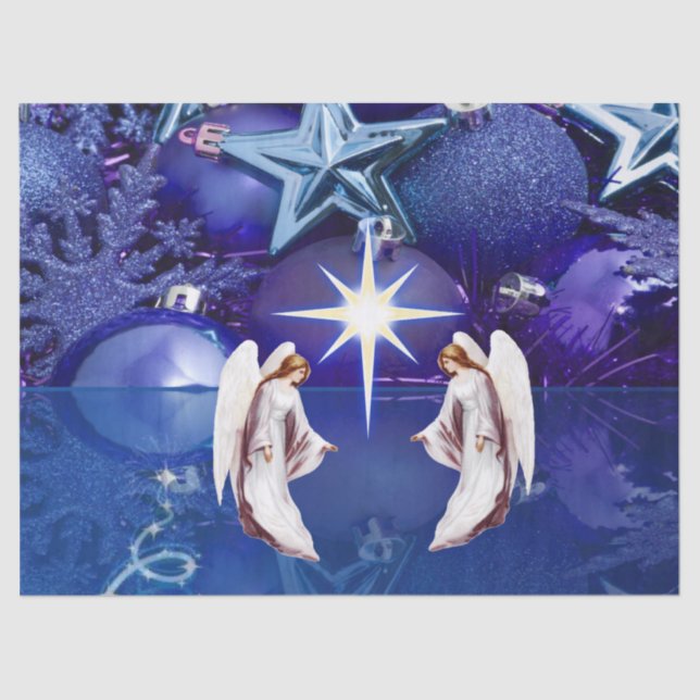 Papel Tecidual de Natal, Angel (Frente )