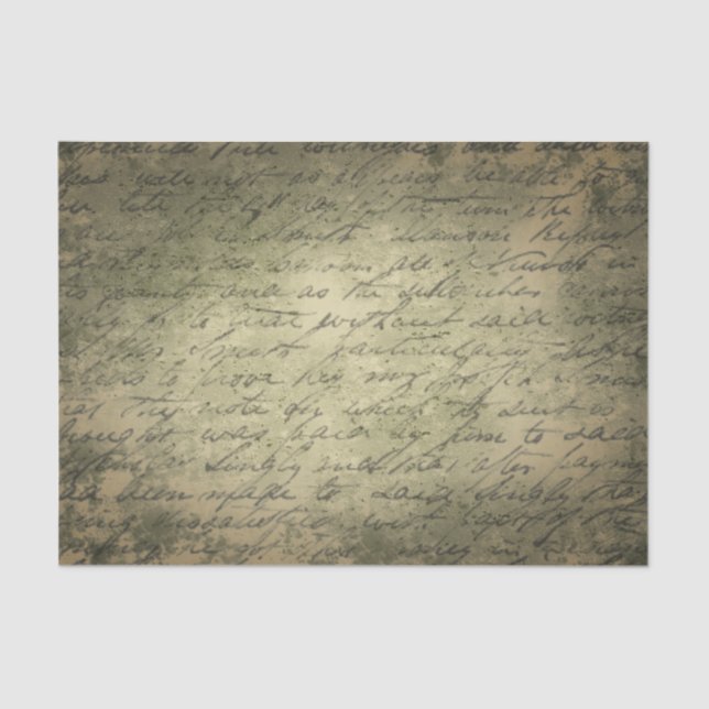 Papel Tecidual de Script Antigo (Frente )