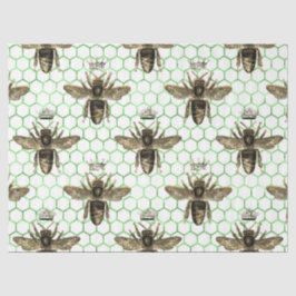 Papel Tecidual do Tea Garden Bee Series Design 27