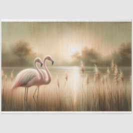 Papel tecidual Flamingo Decoupage