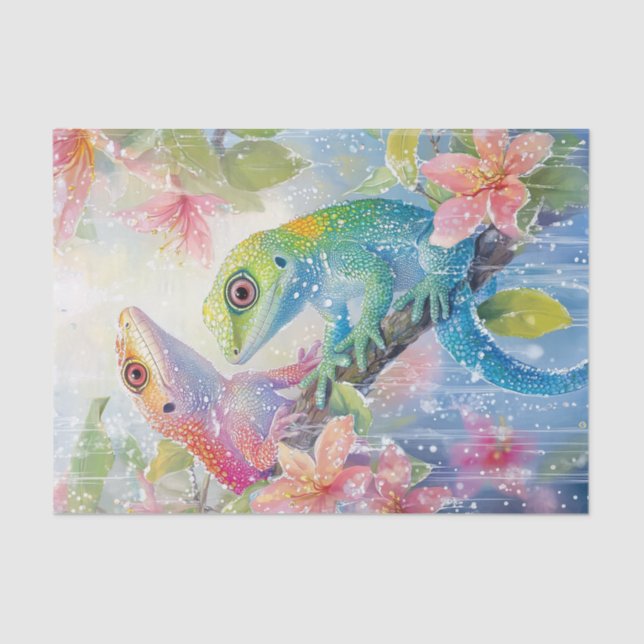 Papel Tecidual Geckos (Frente )