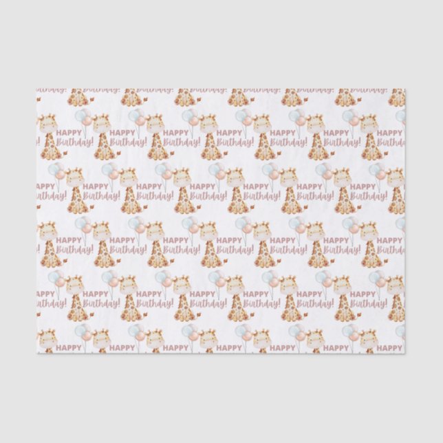Papel Tecidual Giraffe (Frente )