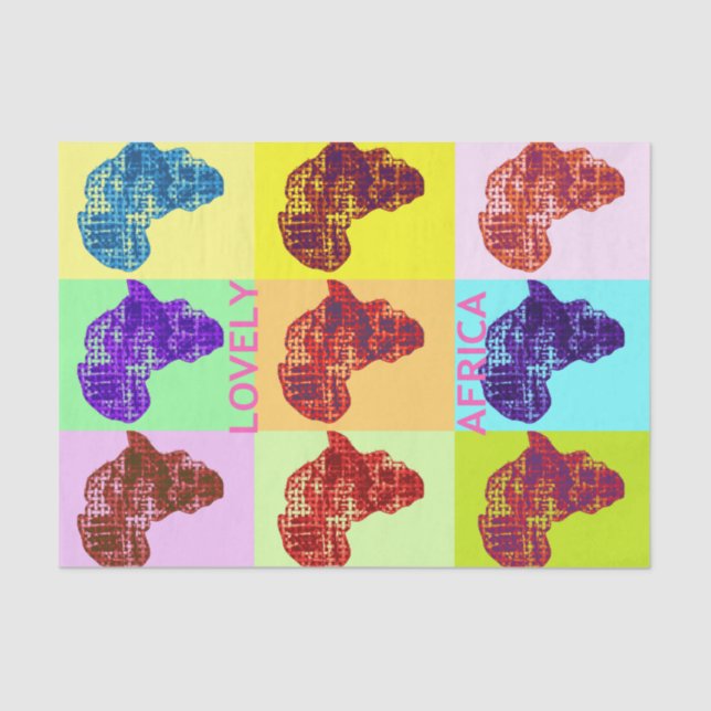 Papel Tecidual na África Adorável (Frente )