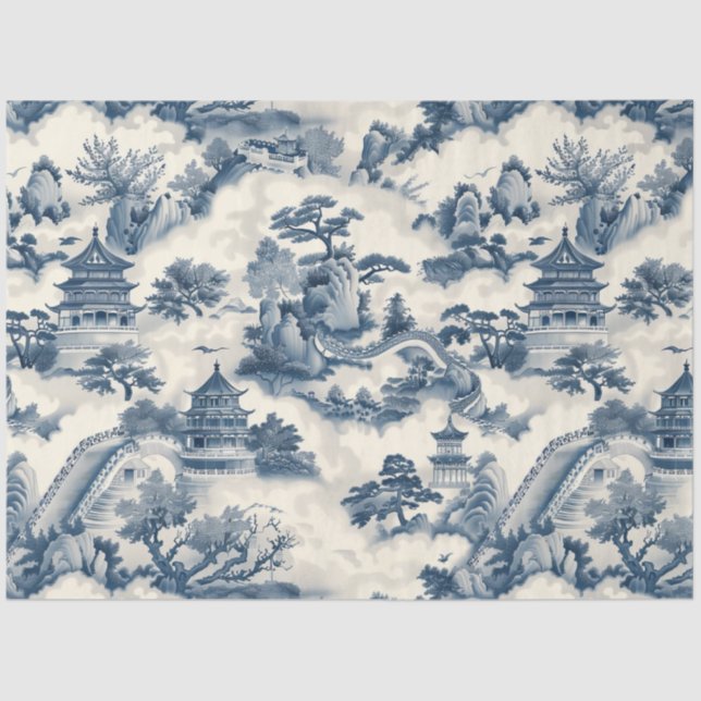 Papel Tecidual Oriental (Frente )